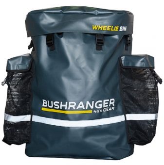 Portable hygiene bags for camping namely Bushranger Wheelie Bin.